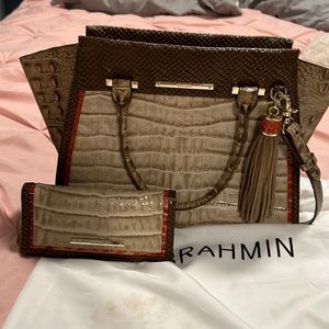 Brahmin Bag and matching Wallet